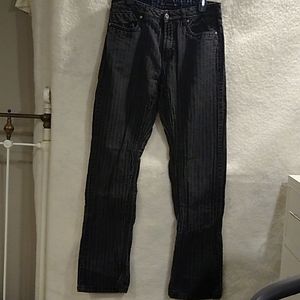 Private Member Black Flex Jeans